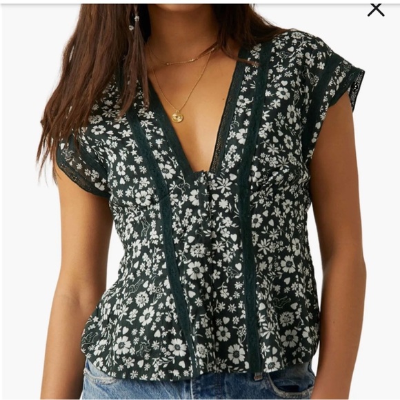 Free People Tops - Free People Landy Printed Top